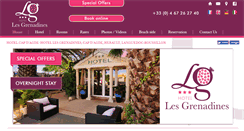 Desktop Screenshot of hotelgrenadines.com